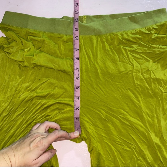 Flawed Tencel Lounge Pants Women’s XL Vibrant Mustard Green - Picture 14 of 15